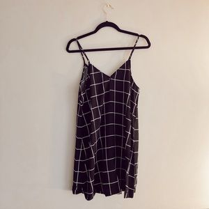 Black striped summer romper